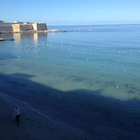 Lato Nord Il Giallo Vista E Accesso Mare Diretto Trapani